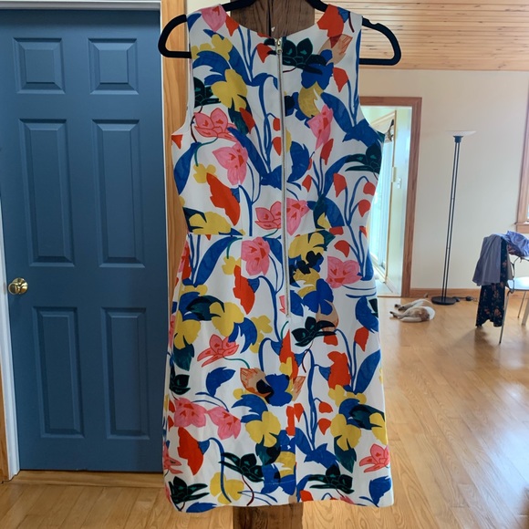 J. Crew Morning Floral Linen Dress - Picture 2 of 3